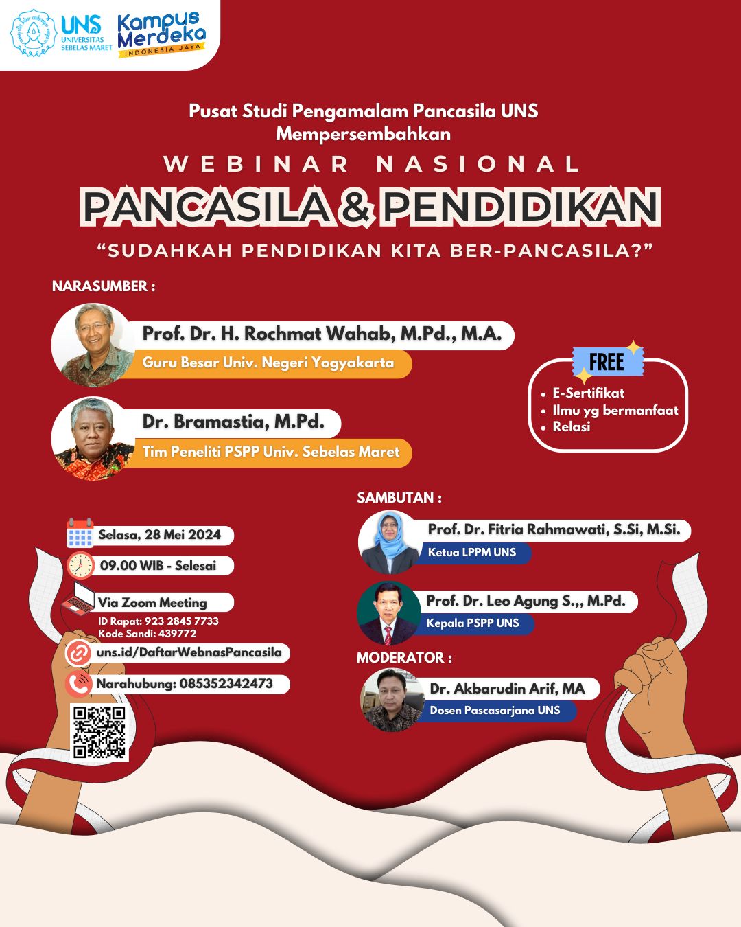 Webinar Nasional “Pancasila & Pendidikan”: Sudahkah Pendidikan Kita Ber-Pancasila?